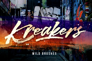 Kreakers Wild Brush Font Download