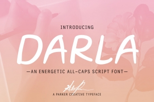 ★ Darla Script ★ Handwritten Font Download