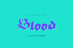 Blood Regular Font Download