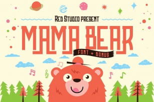 Mama Bear + Cute Bonus Font Download