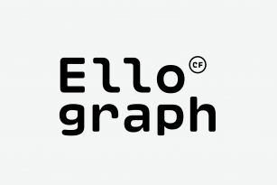 Ellograph CF charming monospace font Font Download