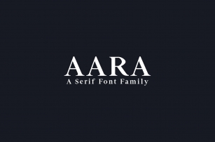 Aara Serif Family Pack Font Download