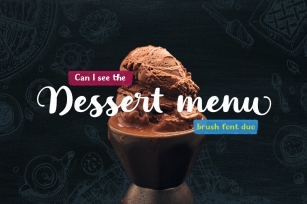 Dessert Menu Font Download