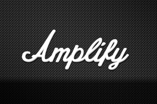 Amplify Font Download