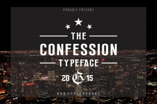 Confession typeface (introsale) Font Download