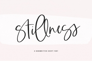 Stillness Font Download