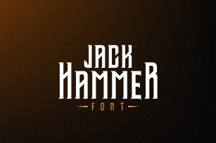 Jack Hammer Font Download