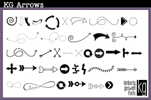 KG Arrows Font Download