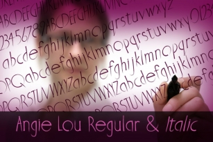 Angie Lou Family Font Download