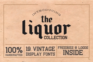 The Liquor Collection Font Download