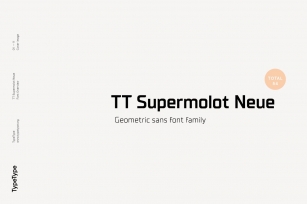 TT Supermolot Neue Font Download