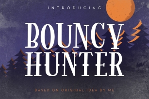 Bouncy Hunter Font Download