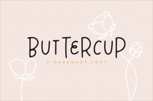 Buttercup Hand Lettered Sans Serif Font Download