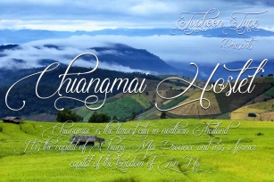 Chiangmai Hostel font Font Download