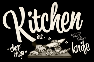 Kitchen intro offer -25% off Font Download