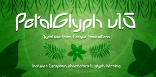 Petal Glyph Font Download