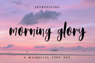 Morning Glory Duo Font Download