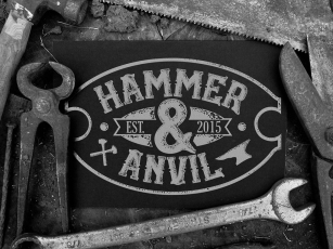 Hammer  Anvil Font Download