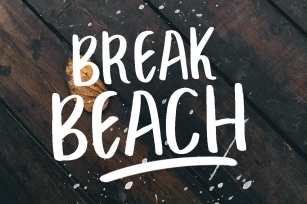 BREAK BEACH Font Download