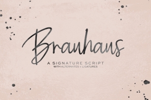Brauhaus Signature Font Download