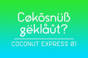 Coconut Express Font Download