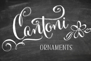 Cantoni Ornaments Font Download