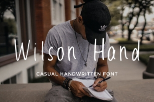 Wilson Hand font Font Download