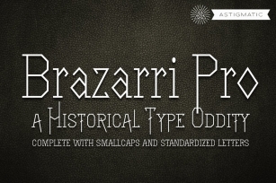 Brazzari Pro AOE Font Download