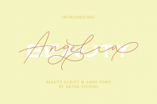 Angelia Duo Font Download