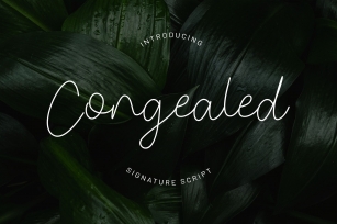 Congealed Font Download