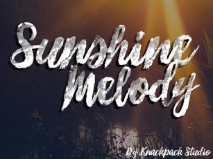 Sunshine Melody (BrushScript) Font Download