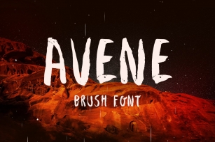 Avene Brush Font Download