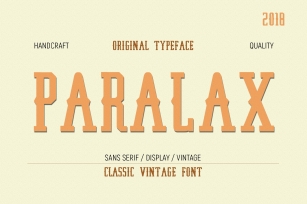 Paralax typeface Font Download
