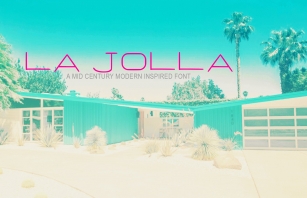 La Jolla Mid-Century Inspired Font Download