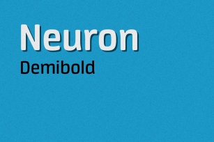 Neuron demibold Font Download