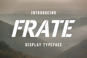 Frate Typeface Font Download