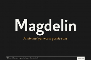 Magdelin Family Font Download