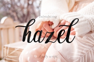 Hazel script + extras Font Download