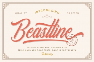 Beastline Script Font Download