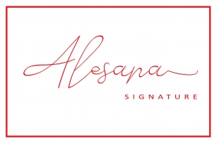 Alesana Signature Font Download