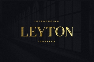 Leyton Typeface Font Download