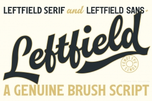 Leftfield Script, Sans  Serif Font Download