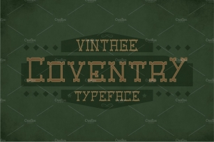 Coventry Label Typeface Font Download