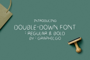 Double Draw Font Download