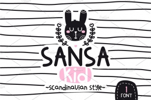 Sansa Kid-Scandinavian style font Font Download