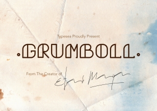 Grumboll Family Display Font Download