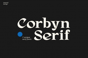 Corbyn Serif Font Download