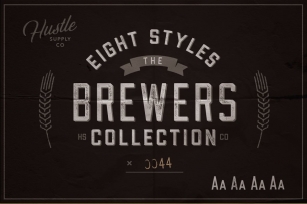 The Brewers Collection: 8 Font Download