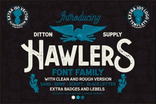 Hawlers Family + Extras Font Download