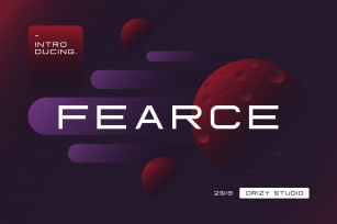 Fearce + Space Flyer Font Download